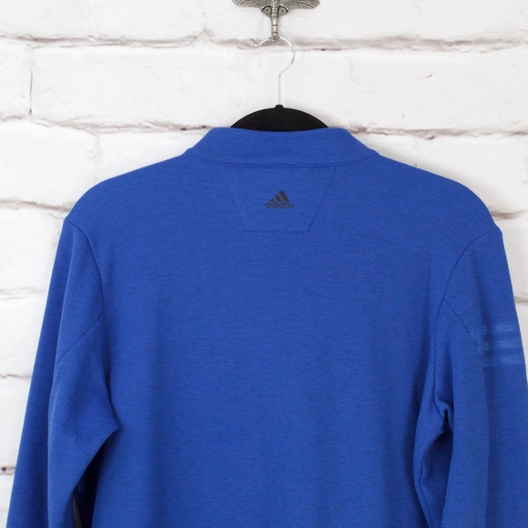 ADIDAS Half Zip Pull Over Fleece Sweatshirt XL - Picture 6 of 8